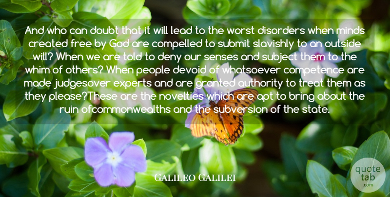 Galileo Galilei Quote About People, Judging, Doubt: And Who Can Doubt That...