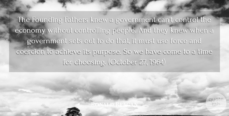 Ronald Reagan Quote About Father, Government, People: The Founding Fathers Knew A...