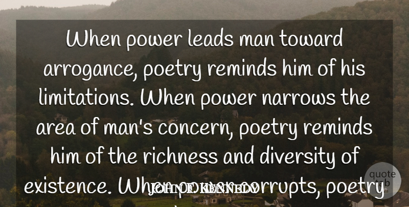 John F. Kennedy Quote About Patriotic, Power, Men: When Power Leads Man Toward...