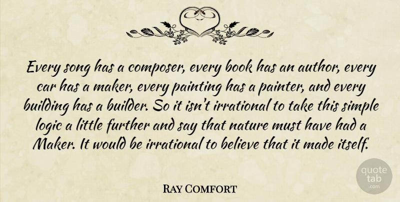 Ray Comfort Quote About Song, Believe, Book: Every Song Has A Composer...