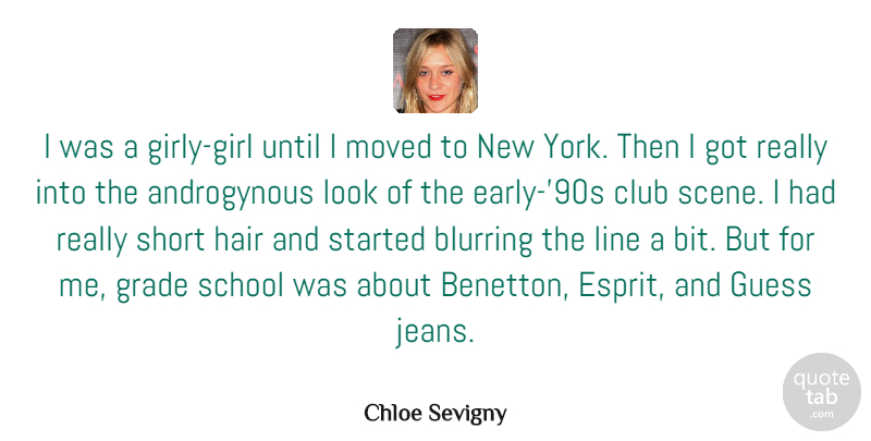 Chloe Sevigny Quote About Girl, New York, School: I Was A Girly Girl...