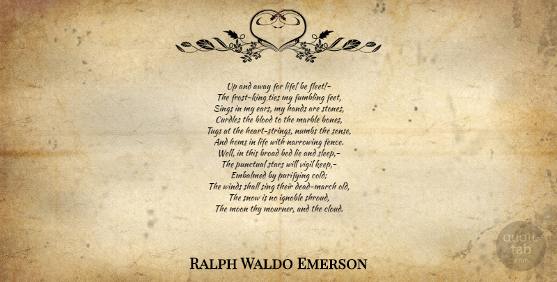 Ralph Waldo Emerson Quote About Kings, Stars, Lying: Up And Away For Life...