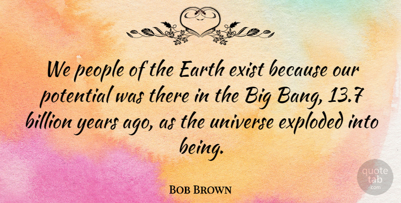Bob Brown Quote About Years, People, Earth: We People Of The Earth...