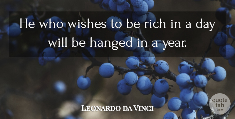 Leonardo da Vinci Quote About Motivational, Character, Years: He Who Wishes To Be...
