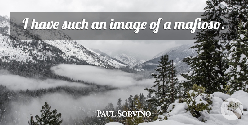 Paul Sorvino Quote About undefined: I Have Such An Image...
