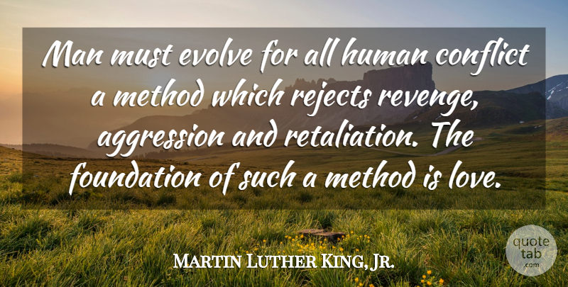 Martin Luther King, Jr. Quote About Love, Peace, Kings: Man Must Evolve For All...