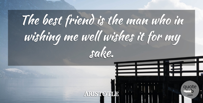 Aristotle Quote About Best, Best Friends, Friend, Greek Philosopher, Man: The Best Friend Is The...