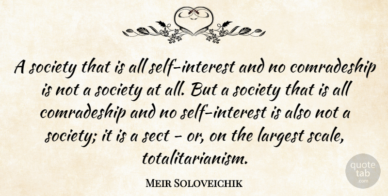 Meir Soloveichik Quote About Society: A Society That Is All...