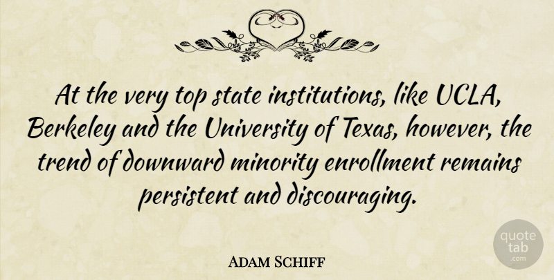 Adam Schiff Quote About Uc Berkeley, Texas, Ucla: At The Very Top State...
