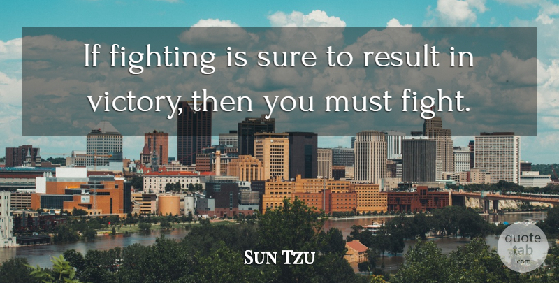 Sun Tzu Quote About Art, War, Fighting: If Fighting Is Sure To...