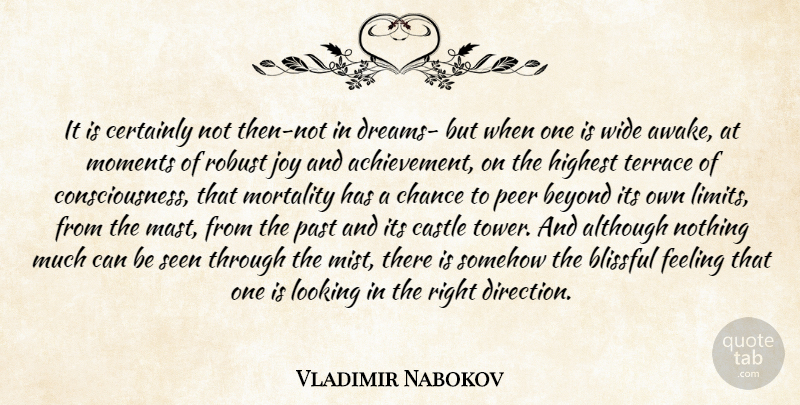 Vladimir Nabokov Quote About Dream, Truth, Past: It Is Certainly Not Then...
