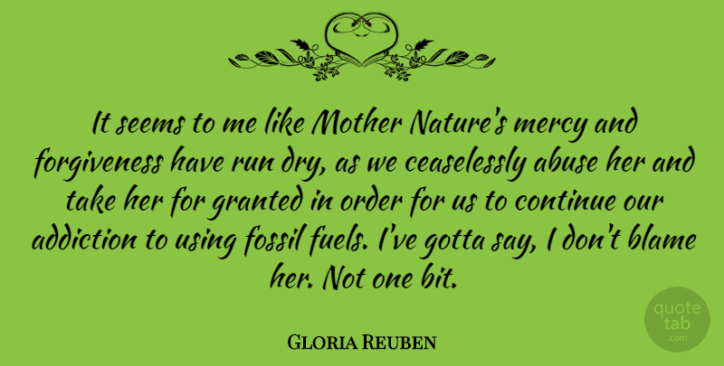 Gloria Reuben Quote About Mother, Running, Order: It Seems To Me Like...