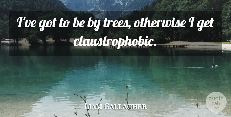 Liam Gallagher Quote About Tree: Ive Got To Be By...