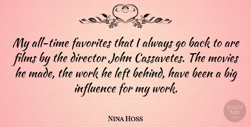 Nina Hoss Quote About Director, Favorites, Films, John, Left: My All Time Favorites That...
