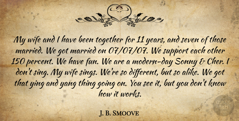 J. B. Smoove Quote About Fun, Years, Wife: My Wife And I Have...