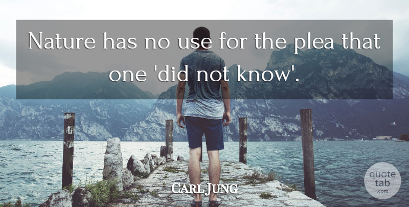 Carl Jung Quote About Use, Memories Dreams Reflections, Knows: Nature Has No Use For...