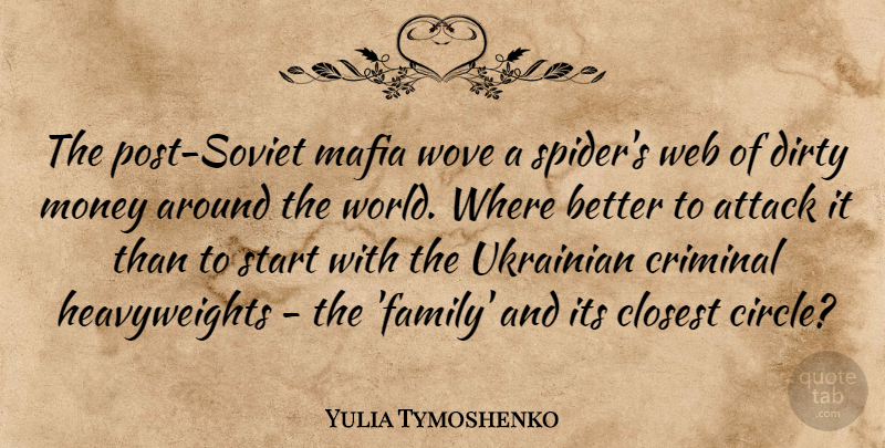 Yulia Tymoshenko Quote About Dirty, Circles, Heavyweights: The Post Soviet Mafia Wove...
