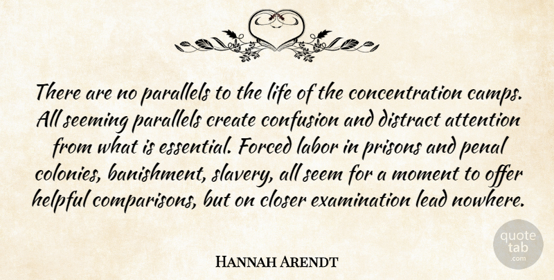 Hannah Arendt Quote About Confusion, Holocaust, Essentials: There Are No Parallels To...