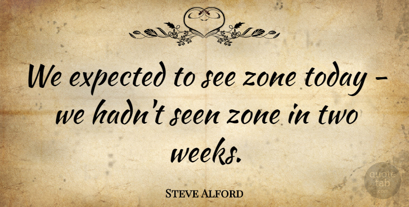 Steve Alford Quote About Expected, Seen, Today, Zone: We Expected To See Zone...